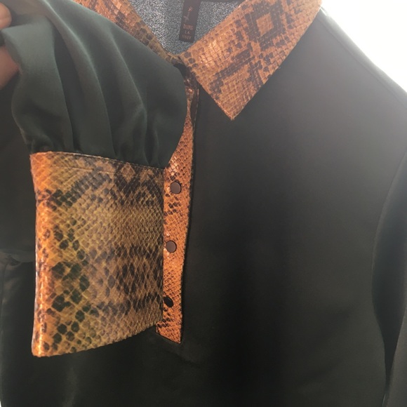 SCOTCH & SODA polyester blouse (medium) - Picture 3 of 4